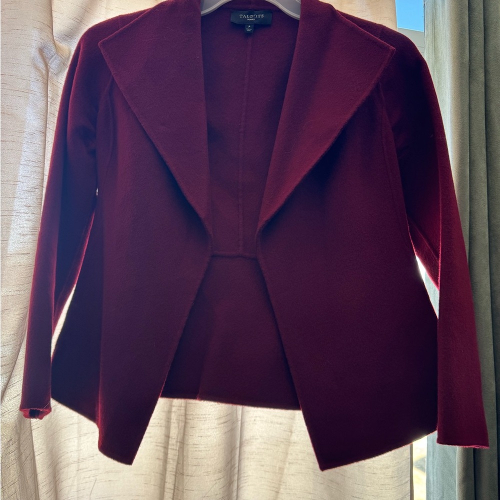 Talbots Women's Burgundy Blazer